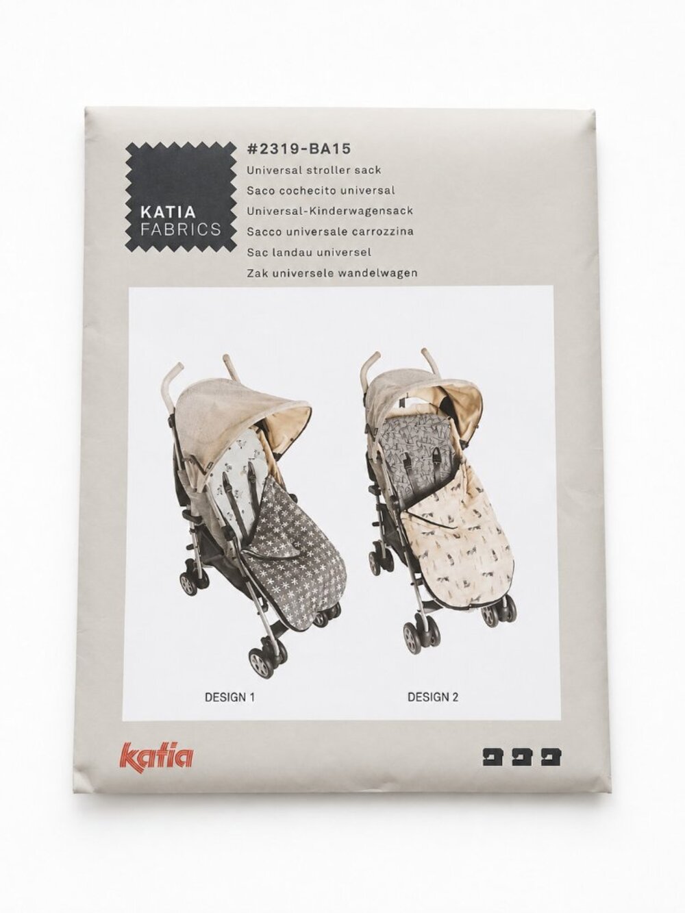 Katia Fabrics Universal Stroller Sack Sewing Pattern #2319-BA15 Modern Baby Gear
